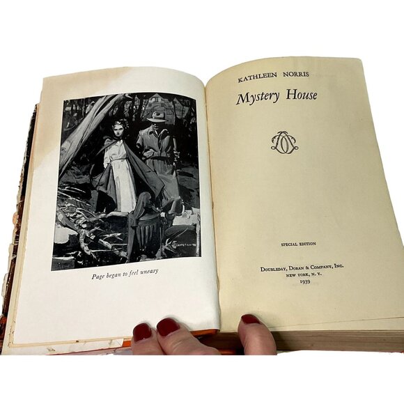 VTG Mystery House Kathleen Norris 1939 First Edition, Special Edition HB in DJ - Picture 4 of 4